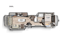River Ranch 390RL Floorplan Image