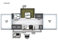 Flagstaff High Wall HW27KS Floorplan Image
