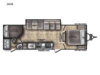 Shasta 26DB Floorplan Image