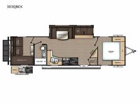Catalina Legacy 303QBCK Floorplan Image