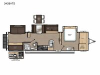 Catalina 343BHTS Floorplan