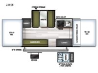 Flagstaff SE 228SE Floorplan