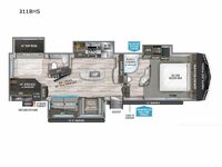 Reflection 311BHS Floorplan Image
