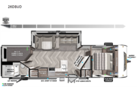 Wildwood 26DBUD Floorplan Image