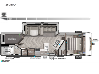 Wildwood 26DBUD Floorplan