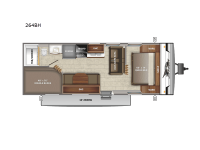 Jay Flight SLX 8 264BH Floorplan