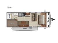 Jay Flight SLX 8 264BH Floorplan Image