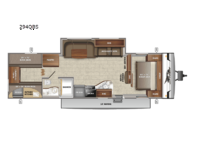 Jay Flight SLX 8 294QBS Floorplan Image