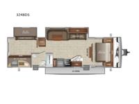 Jay Flight SLX 8 324BDS Floorplan Image