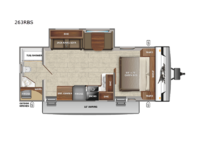 Jay Flight SLX 8 263RBS Floorplan Image