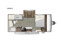 Autumn Ridge Single Axle 180BHS Floorplan Image