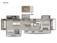 Sanibel 3902WB Floorplan