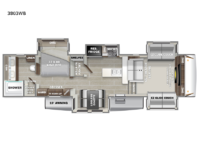 Sanibel 3803WB Floorplan Image