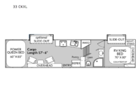 Genesis Supreme 33 CKXL Floorplan Image