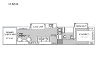 Genesis Supreme 40 GSXL Floorplan Image