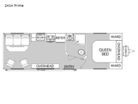 Genesis Supreme 2414 Prime Floorplan Image