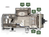 Used 2022 Forest River RV Flagstaff Micro Lite 25BDS image