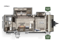 Flagstaff Micro Lite 25FBLS Floorplan Image