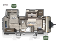 Flagstaff Micro Lite 25FKBS Floorplan Image