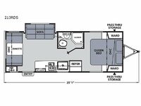 Apex Nano 213RDS Floorplan