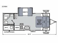 Apex Nano 203RBK Floorplan Image