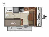 Jay Flight SLX 7 154BH Floorplan Image