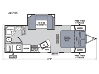 Apex Ultra-Lite 215RBK Floorplan
