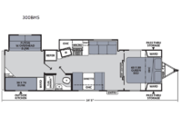Apex Ultra-Lite 300BHS Floorplan