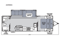 Apex Ultra-Lite 265RBSS Floorplan
