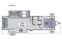 Apex Ultra-Lite 293RLDS Floorplan