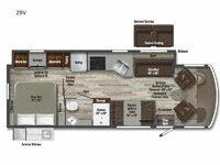 2023 Winnebago Vista 29V Floorplan