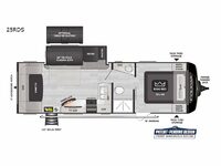 Cougar Half-Ton 25RDS Floorplan