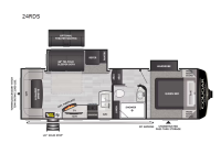 Cougar 24RDS Floorplan