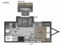 Micro Minnie 2108FBS Floorplan