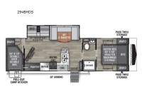 Freedom Express Ultra Lite 294BHDS Floorplan