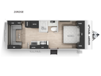 Cherokee Grey Wolf 20RDSE Floorplan