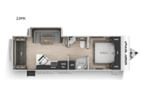 Cherokee Grey Wolf 23MK Floorplan Image