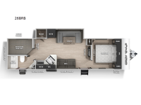 Cherokee Grey Wolf 26BRB Floorplan