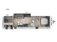 Cherokee Grey Wolf 29TE Floorplan Image
