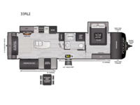 Cougar 33RLI Floorplan