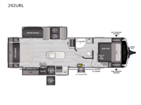 Outback Ultra Lite 292URL Floorplan Image