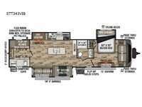 SportTrek Touring Edition STT343VIB Floorplan