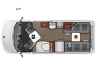 Roadtrek Zion Floorplan Image
