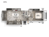 Wildwood Heritage Glen 290RL Floorplan Image