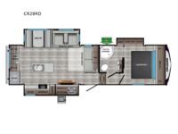 Cruiser Aire CR28RD Floorplan Image