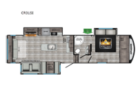 Cruiser Aire CR31SI Floorplan Image