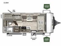 Flagstaff E-Pro E19BH Floorplan Image