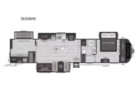 Sprinter Limited 3630BHS Floorplan Image