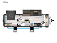 Cherokee Alpha Wolf 28FK-L Floorplan Image