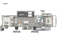 Sierra 3440BH Floorplan